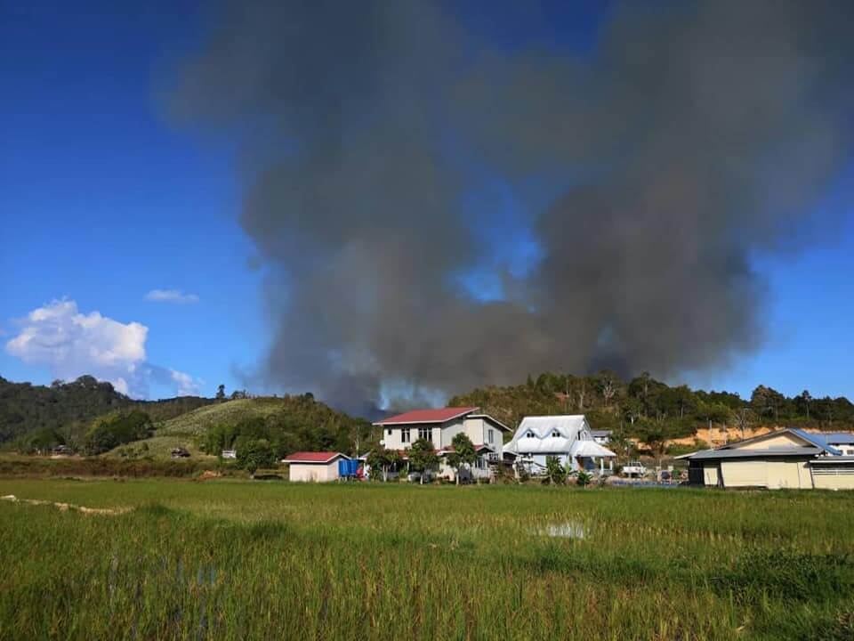 Hutan Bario Terbakar Teruk, 450km Perjalanan Sukar untuk Bomba 8 Hutan Bario Terbakar Teruk, 450km Perjalanan Sukar untuk Bomba