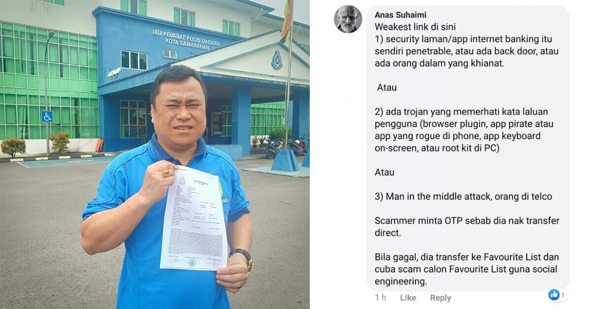 Scammer Boleh Keluarkan Duit Tanpa OTP, Pemuda Ini Rugi Ribuan Ringgit