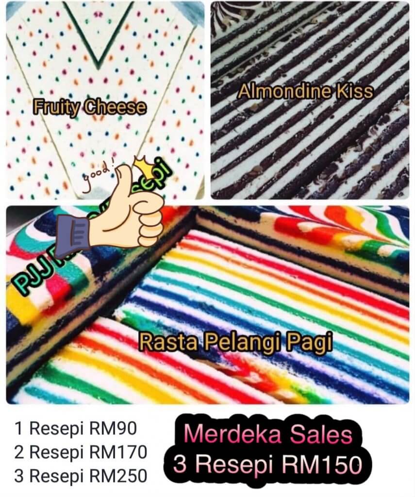 Wanita Ini Ajar Buat Kek Lapis Sarawak Jarak Jauh, Hasilnya Sangat WOW!