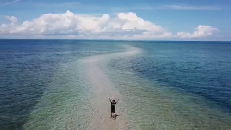 maxresdefault 5 Pulau Pasir Timbul : Hidden Gem di Pitas Sabah. Boleh Jalan Atas Air!