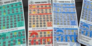 Kupon Parking di Kuching Ada 3 Warna? Ini Cara Display yang Betul