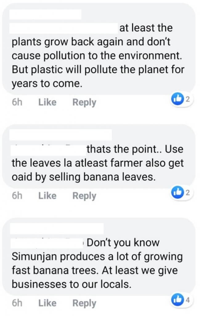 Pasaraya Terkemuka Sarawak Perkenal Bungkusan Daun Pisang untuk Barangan Segar