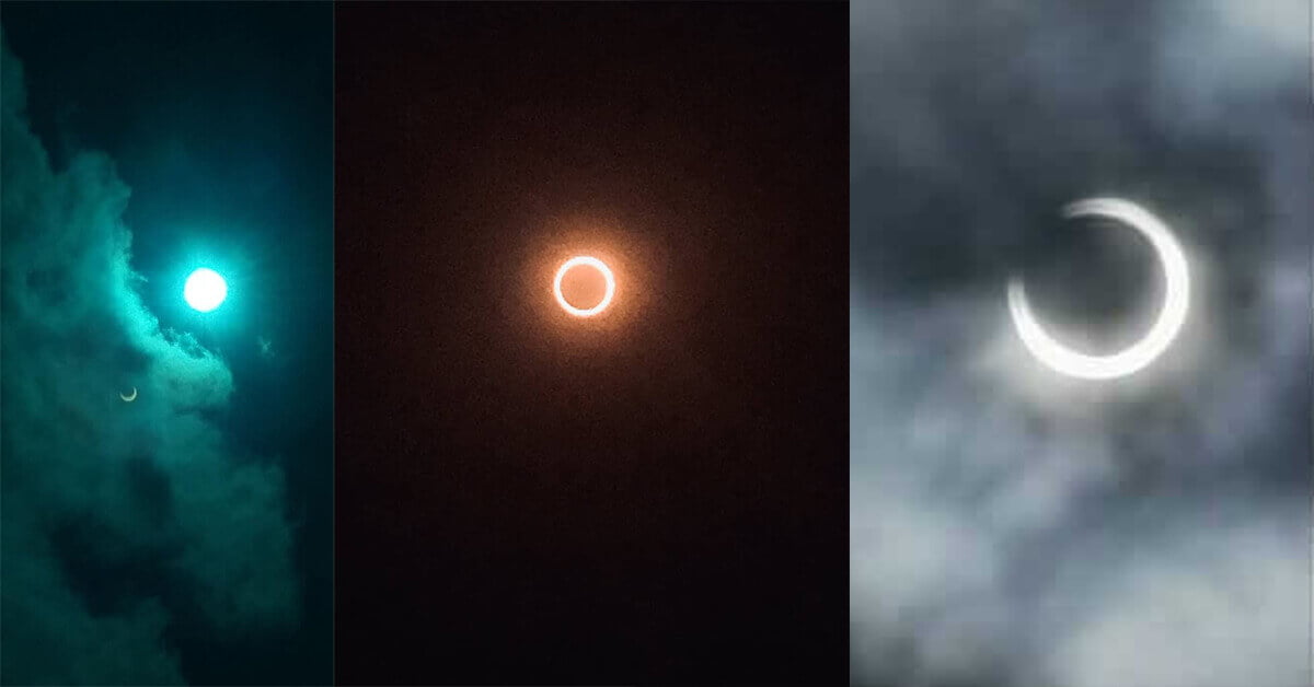 Lihat Gambar Awesome Gerhana Matahari Cincin Yang Sempat ...