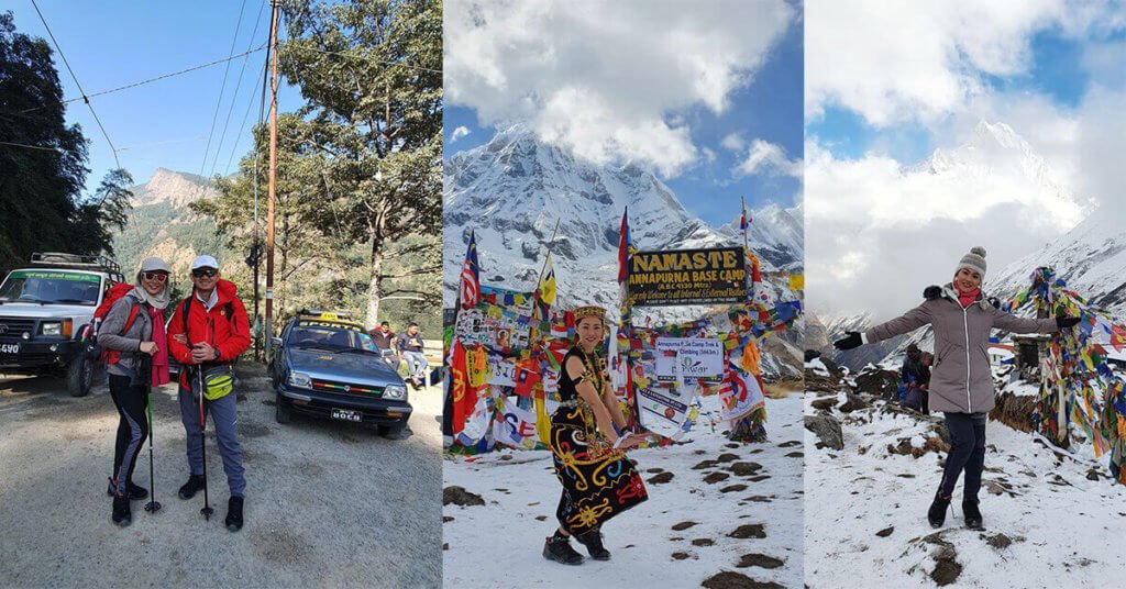 Nancy Maria, Wanita Orang Ulu Pertama Capai Annapura Base Camp