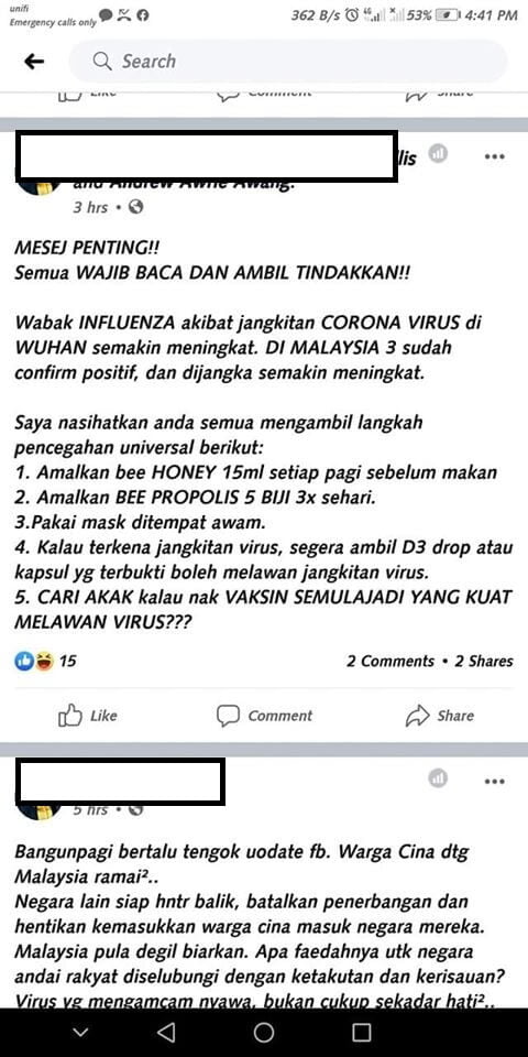 Ambil Kesempatan Jual Produk Selepas Tular Berita Palsu Virus Wuhan Coronavirus Di Bintulu