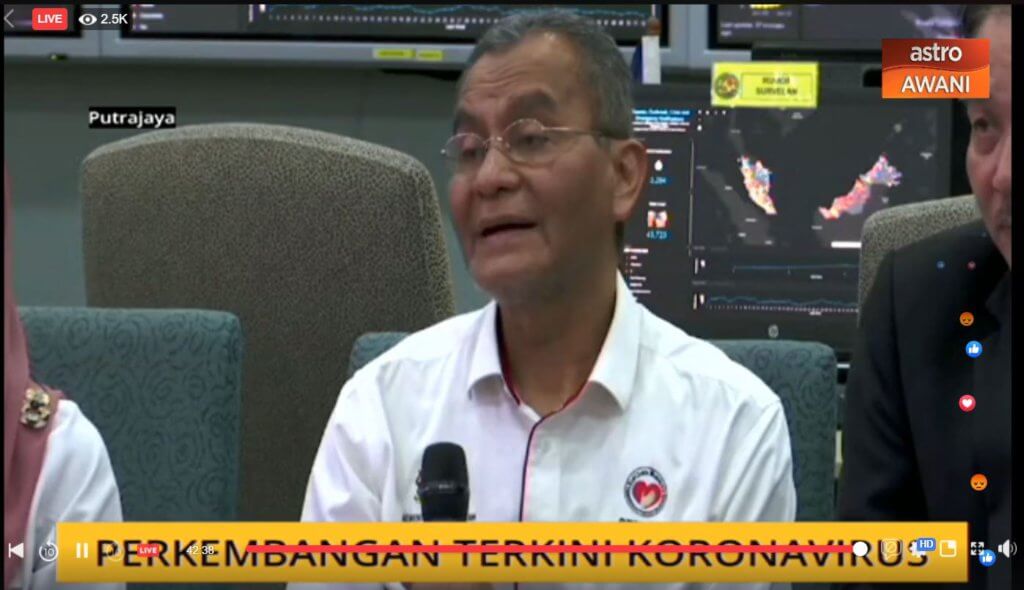 3 Kes Positif Koronavirus Dikesan Di Malaysia, Kini Dikuarantin Di Sungai Buloh
