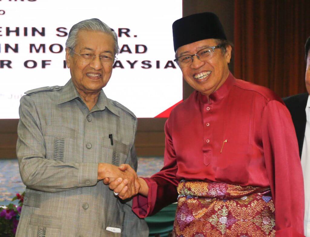 Kerajaan GPS Sarawak Dilapor Sokong Mahathir Jika Berlaku Perubahan Kerajaan Pusat