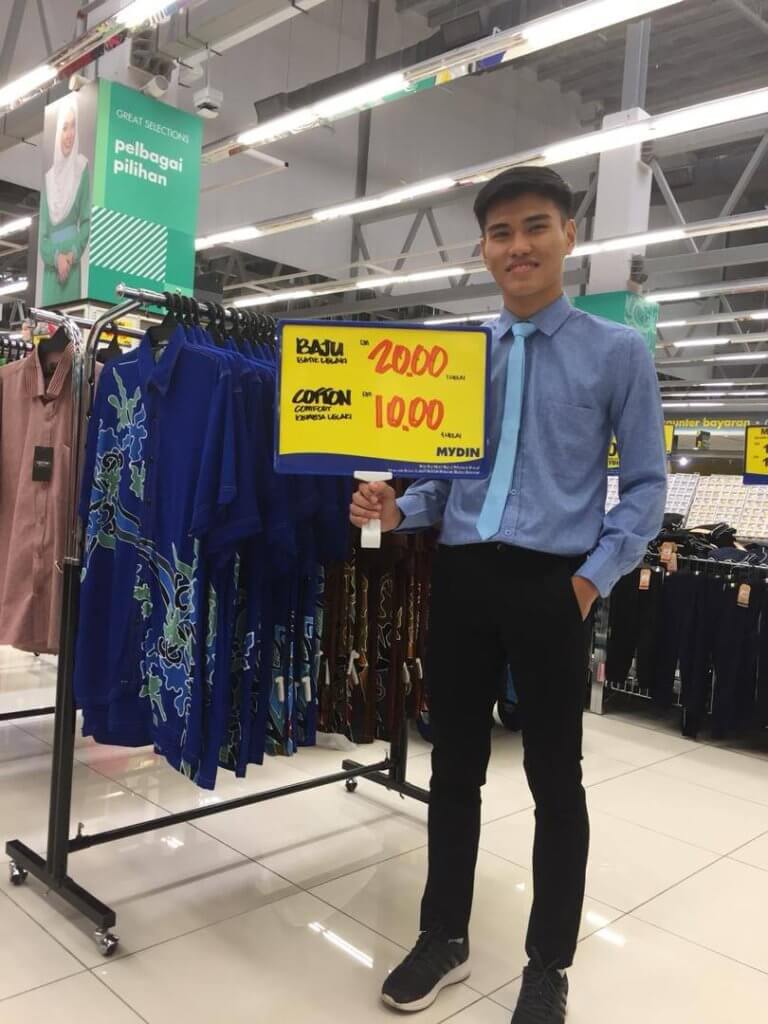 Giliran Mydin Pula Buat Sales, Lelong Baju RM 5 Sahaja