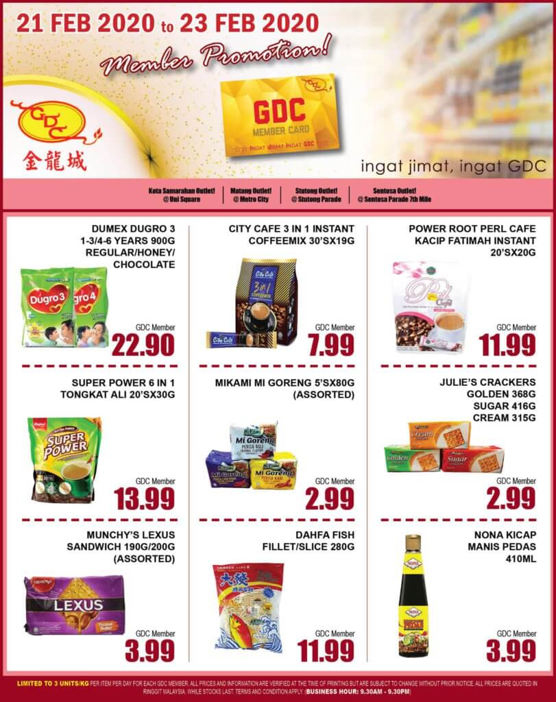 Ini Senarai Promosi Pasaraya Di Kuching Hujung Minggu Ini