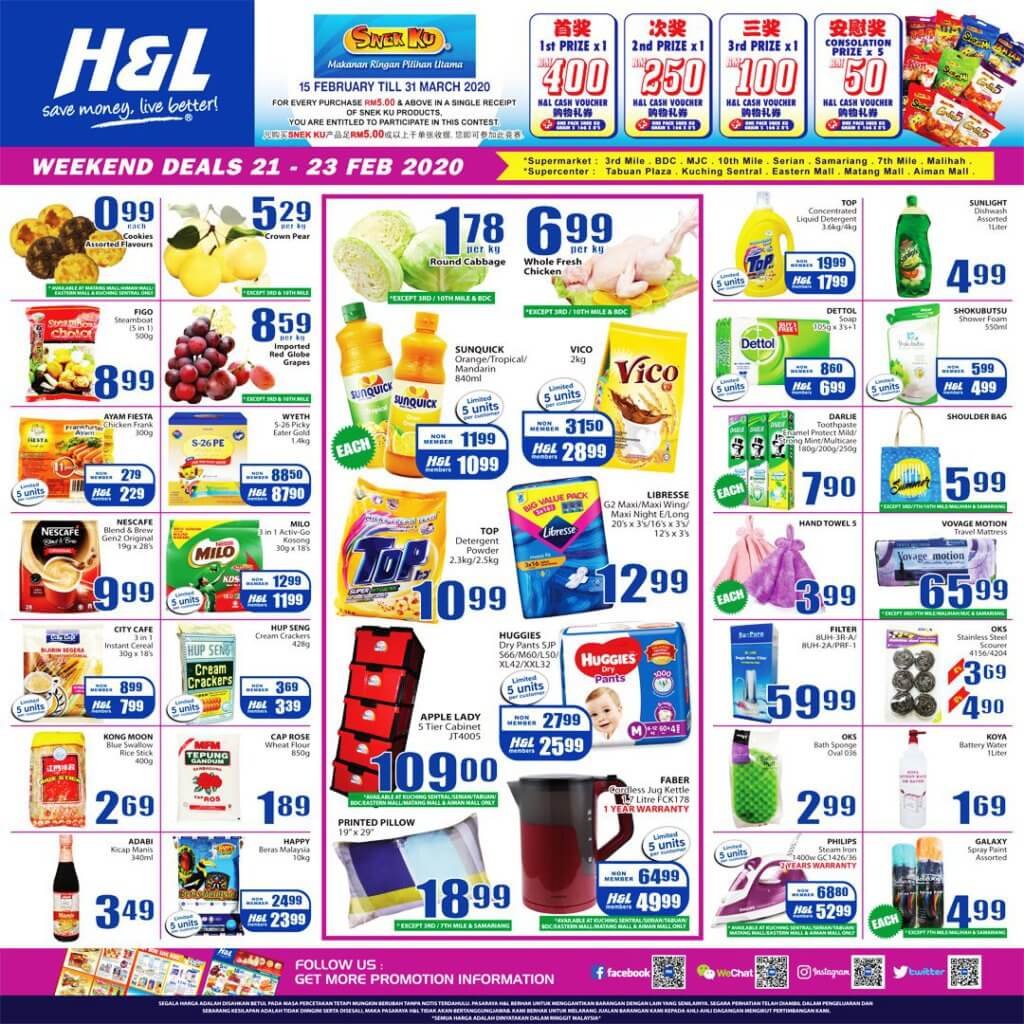 Ini Senarai Promosi Pasaraya Di Kuching Hujung Minggu Ini