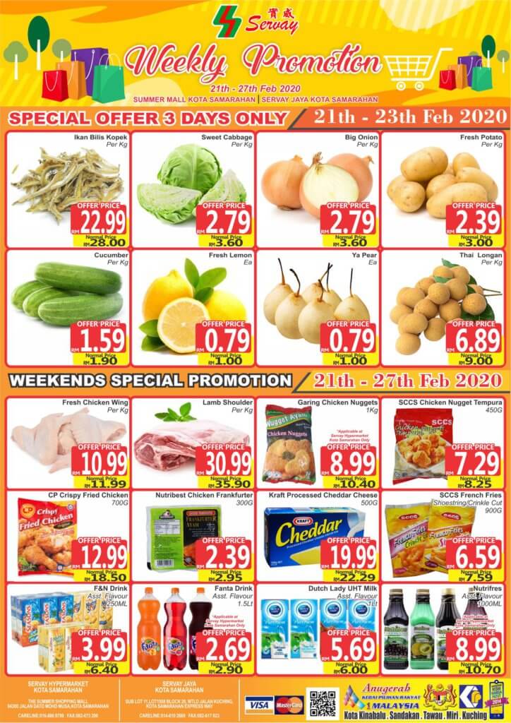 Ini Senarai Promosi Pasaraya Di Kuching Hujung Minggu Ini