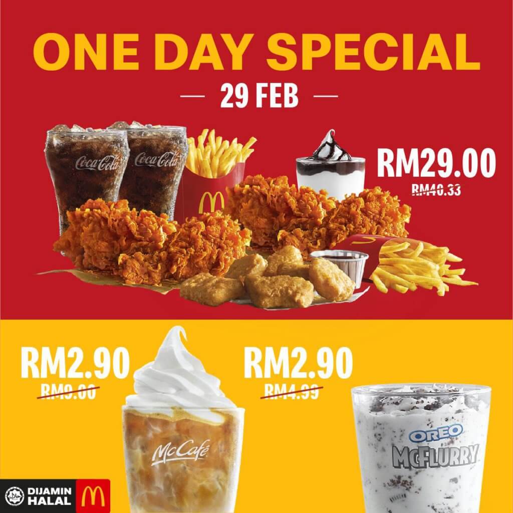 Siap Sedia Rebut Promosi Sempena 29 Februari 2020, Ini Senarai Penuh Untuk Anda