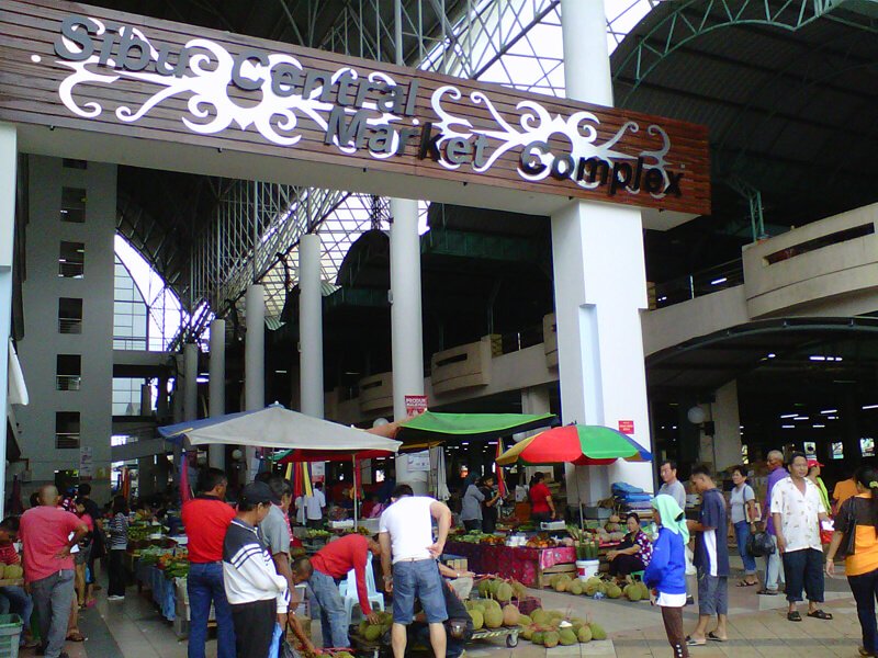 Sarawak Borneo Adventure Sibu Central market2 Ini 3 Lokasi Pasar Tamu Untuk Anda 'Shopping' Hasil Tani Rare Di Sarawak