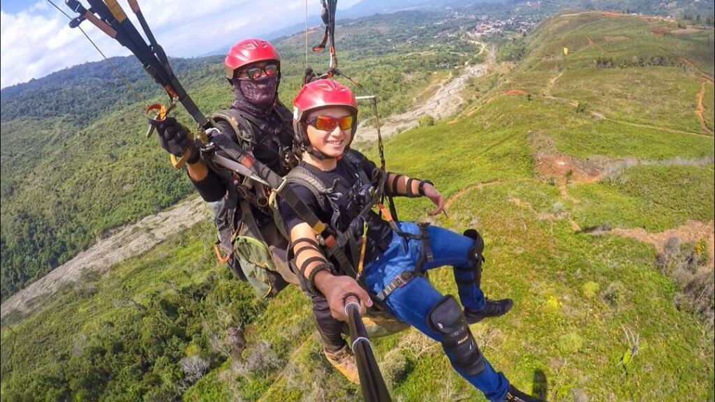 Ranau, Sabah Syurga Peminat Sukan Menarik Paragliding