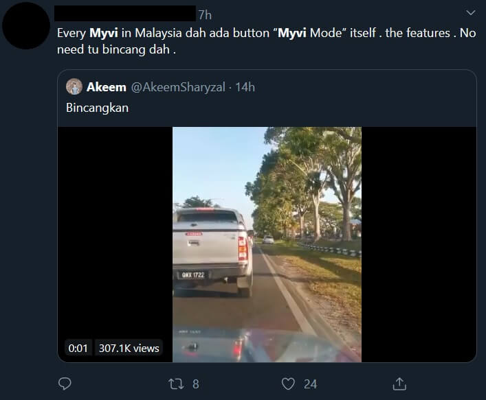 MYVI Legend Di Miri Trending Di Twitter Selepas Sanggup Off Road Elakkan Kesesakan