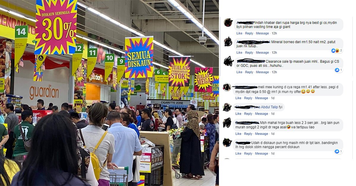 Clearance Sale Indah Khabar Dari Rupa, Netizen Kecam Pasaraya Terkemuka