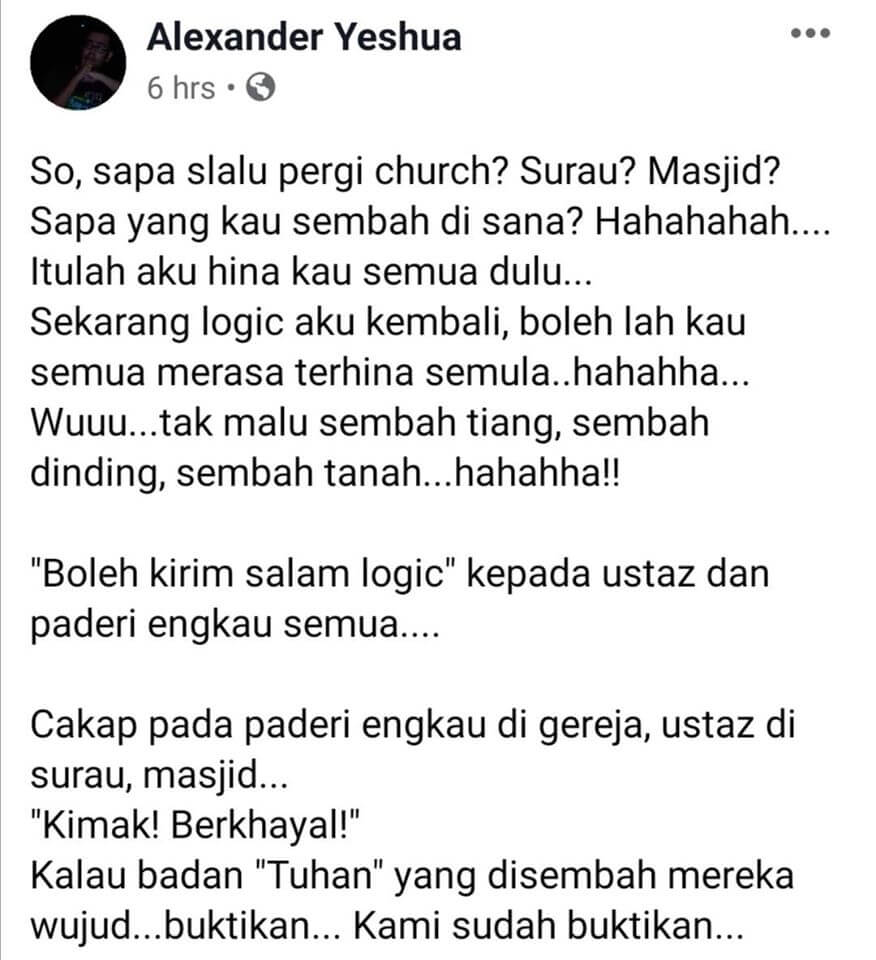 Padah Jadi Keyboard Warrior Mengecam Agama Islam Dan Kristian, Lelaki Ini Diberkas Polis Di Tabuan