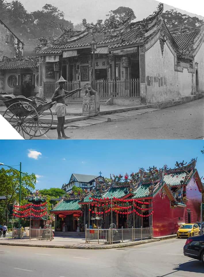 Lihat Gambar Dulu Dan Sekarang Pusat Keagamaan Di Sekitar Bandaraya Kuching