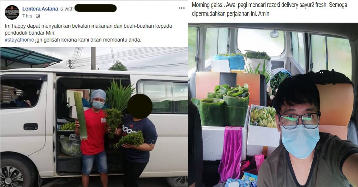 Tidak Merungut, Make Up Artist Sarawak Selamba Jual Sayur Semasa PKP