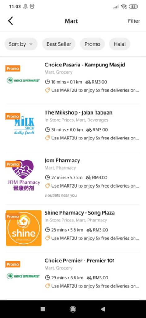 GrabMart Kini Mula Beroperasi Di Kuching Dan Kota Kinabalu 7 GrabMart Kini Mula Beroperasi Di Kuching Dan Kota Kinabalu