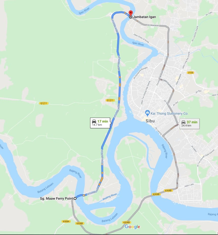 Ini Panduan Memandu Guna Jalan Pesisir Dari Kuching Ke Sibu