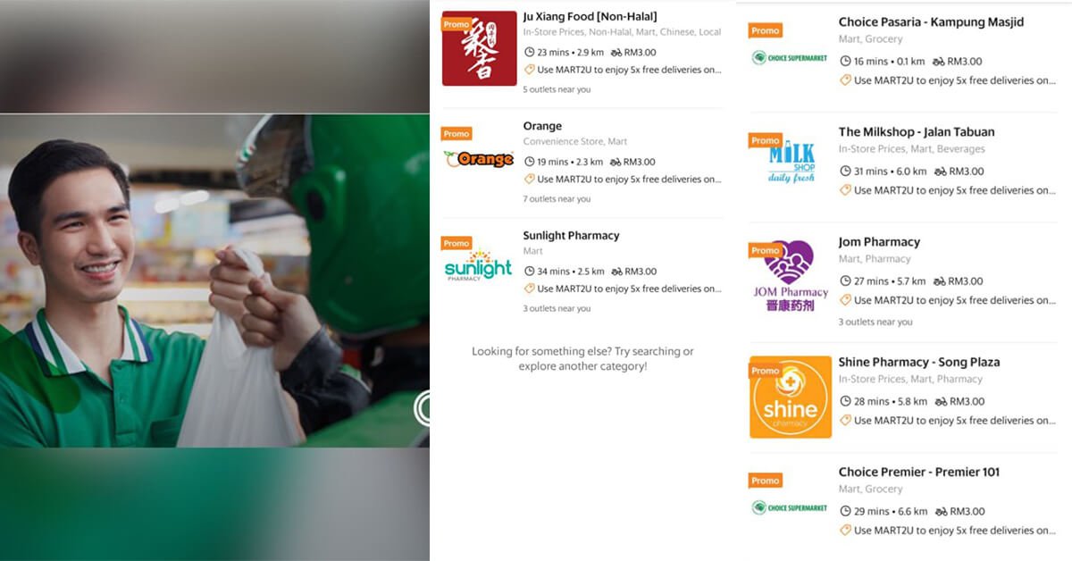 GrabMart Kini Mula Beroperasi Di Kuching Dan Kota Kinabalu
