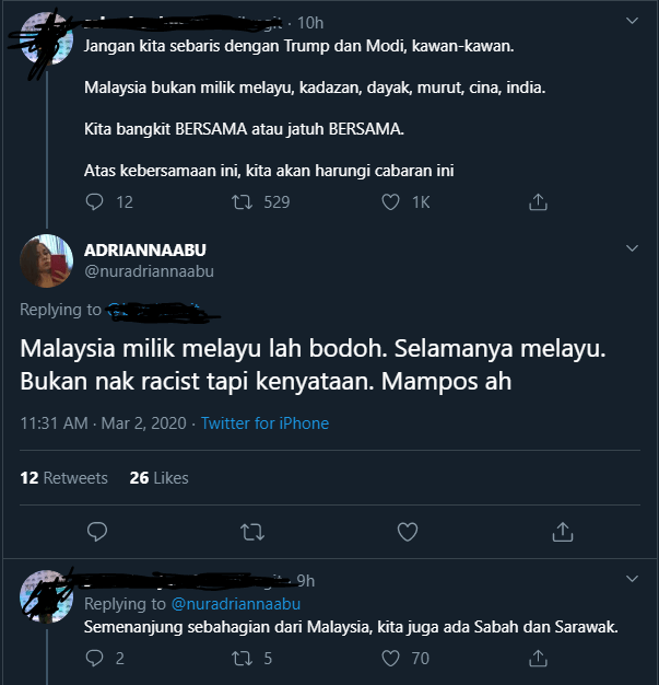 Malaysia Milik Melayu Guris Perasaan Netizen Dari Sabah Dan Sarawak