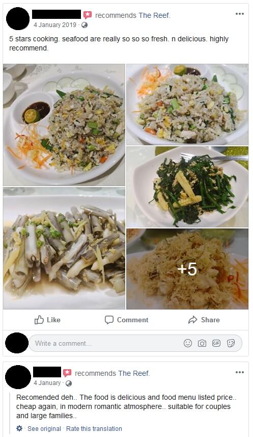 The Reef, Restoran Seafood Terbaru Yang Cosy Di Kuching