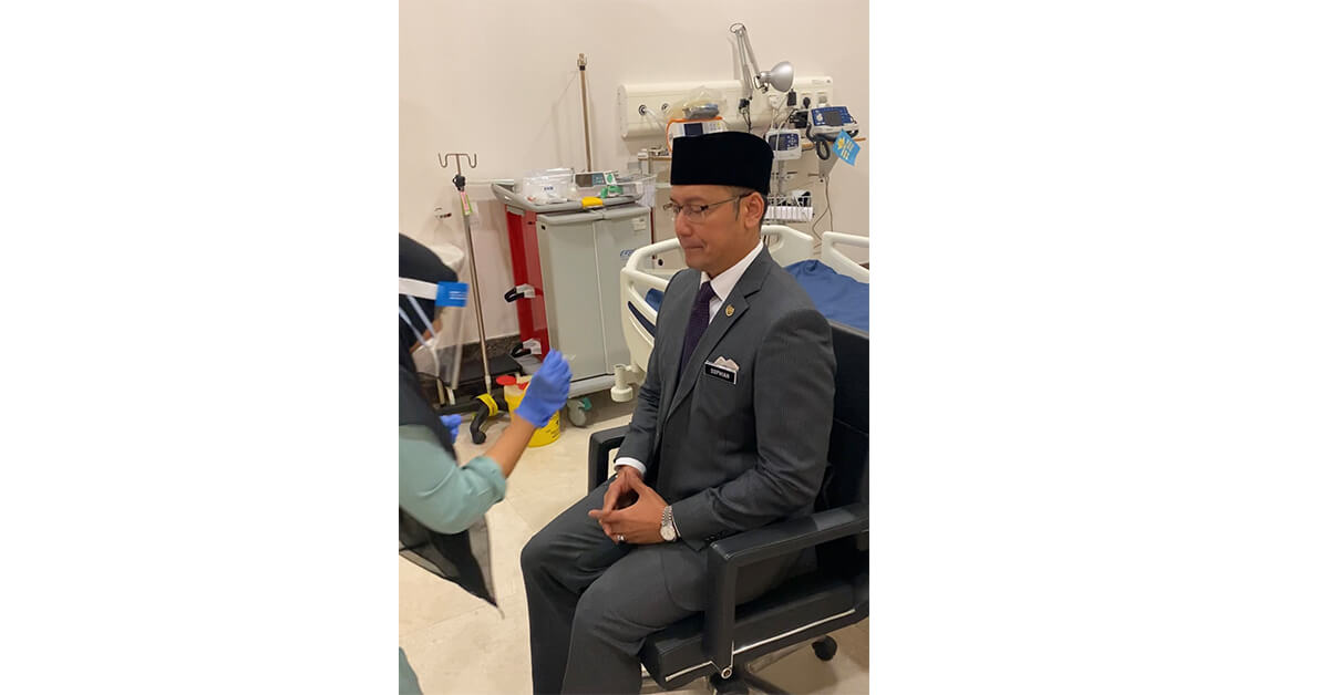 Pegawai Dan Kakitangan Istana Negara Jalani Ujian Saringan COVID19