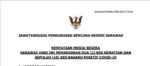 COVID19 : 2 Lagi Kematian, 10 Kes Positif COVID19 Di Sarawak Hari Ini, Samarahan Kini Zon Merah