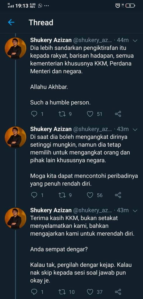 Dipuji Sebagai Pengarah Kesihatan Terbaik Dunia, Ini Respon Padu DG Hisham