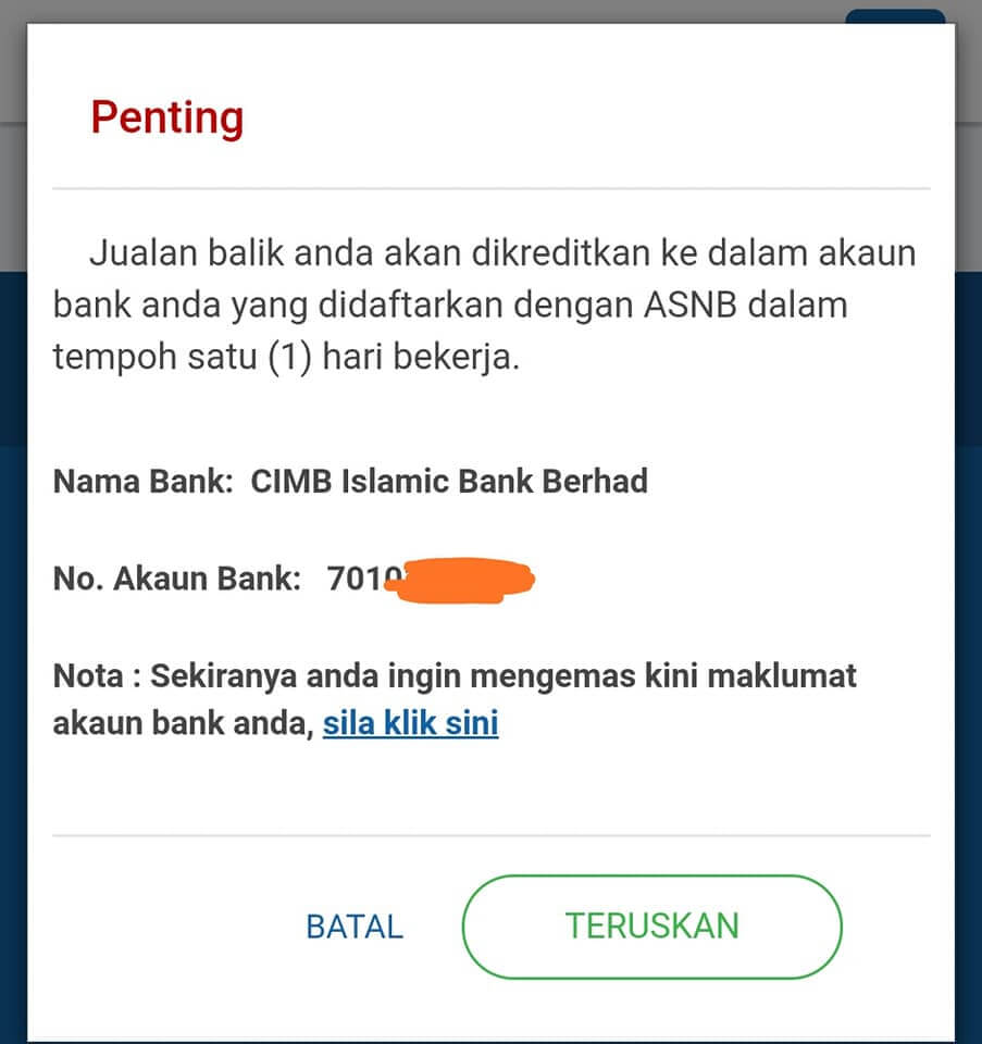 Tak Perlu Isi Borang Lagi, Pengeluaran ASB Kini Boleh Dilakukan Secara 'Online'