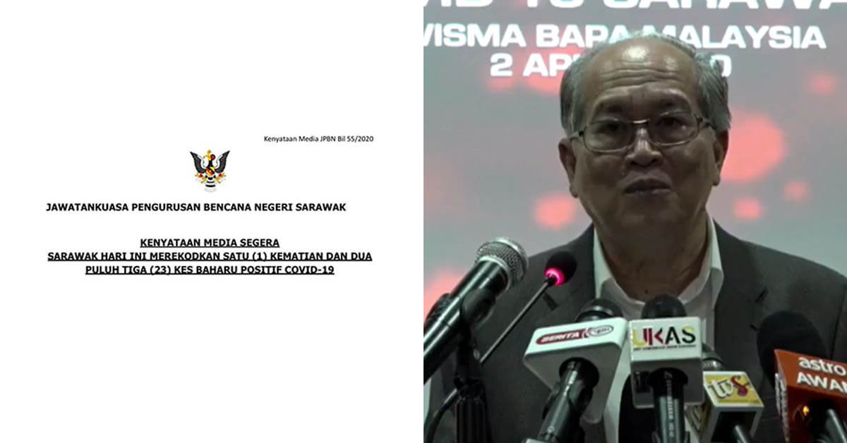 COVID19 : 23 Kes Baru Positif COVID19 Di Sarawak Hari Ini, 211 Kes Keseluruhan Setakat Ini