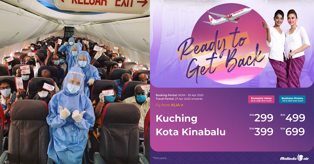 Malindo Air Kembali, Mula Tawarkan Pembelian Tiket Ke Kuching Dan Kinabalu