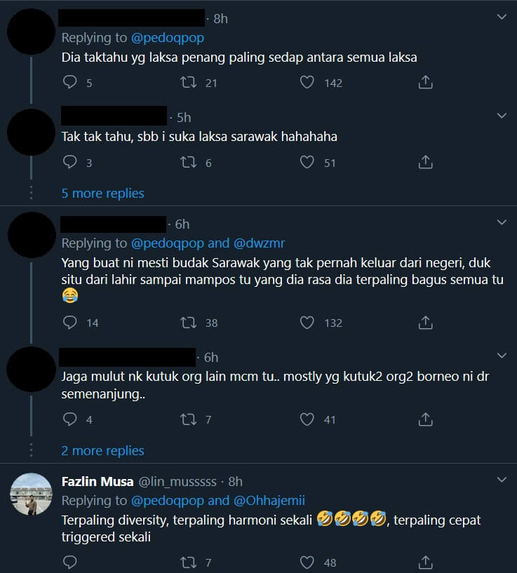 'Sarawak' Trending Lagi Di Twitter, Kali Ini Gaduh Gara-Gara Ranking Laksa Pula 9 'Sarawak' Trending Lagi Di Twitter, Kali Ini Gaduh Gara-Gara Ranking Laksa Pula