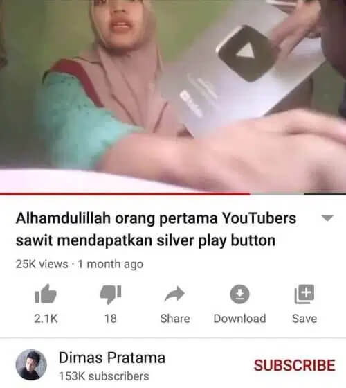 Selamba Tayang Hidup Sebagai Pekerja Sawit, Lelaki Ini Mampu Raih 153K 'Subscribers'
