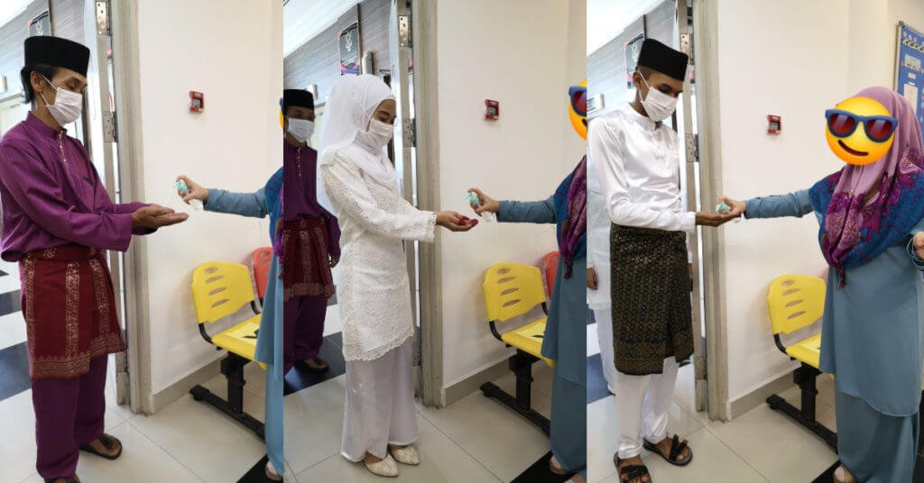 Sijil Nikah Siap Terus, Lihat Bagaimana Pasangan Ini Diijabkabul Semasa PKPB Di Sibu