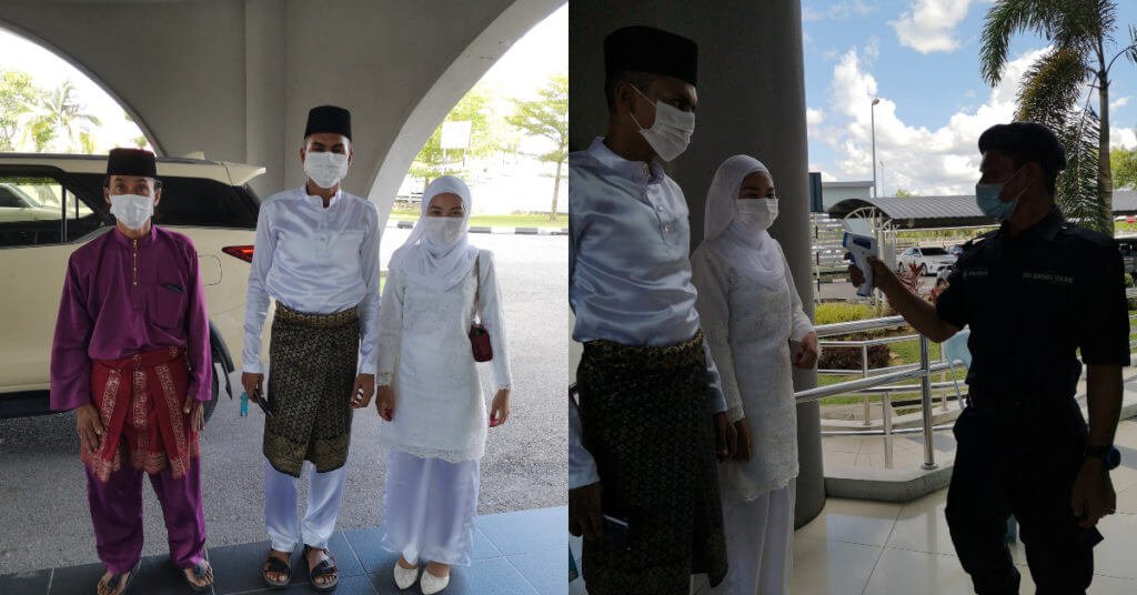 Sijil Nikah Siap Terus, Lihat Bagaimana Pasangan Ini Diijabkabul Semasa PKPB Di Sibu