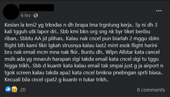 Terkandas Berbulan, Dilema Asyik 'Flight Cancelled' Masa PKPB