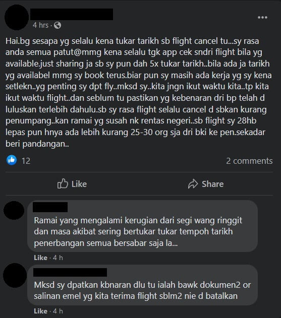 Terkandas Berbulan, Dilema Asyik 'Flight Cancelled'  Masa PKPB