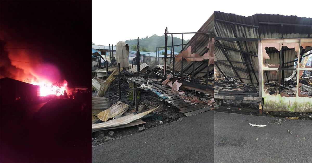 muara tebas Dugaan Di Akhir Ramadhan, Keluarga Di Muara Tebas Hilang Tempat Berteduh Akibat Kebakaran