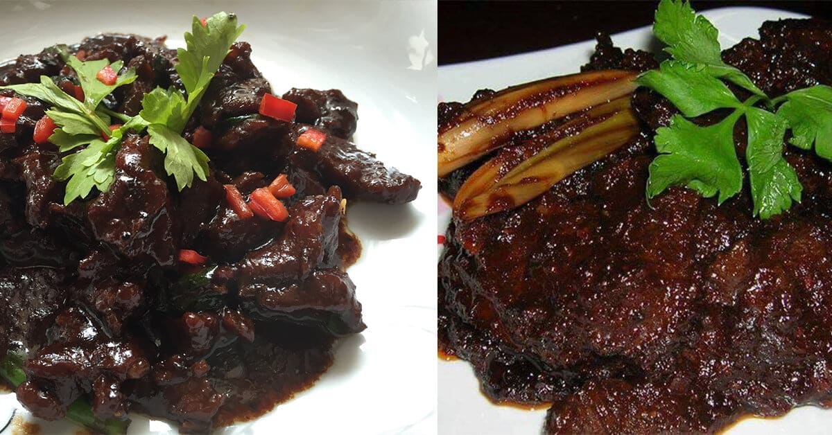 resepi Resepi Daging Masak Hitam Sarawak, Menu Istimewa Di Pagi Hari Raya