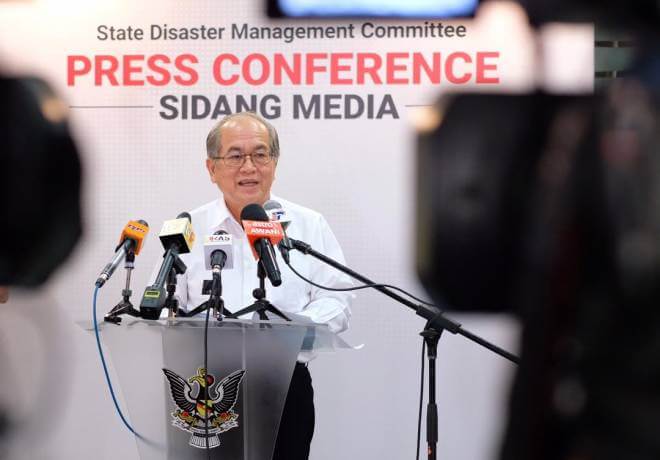 79.96% Telah Sembuh, Sarawak Tiada Kes Positif Baru 5 Hari Berturut-Turut