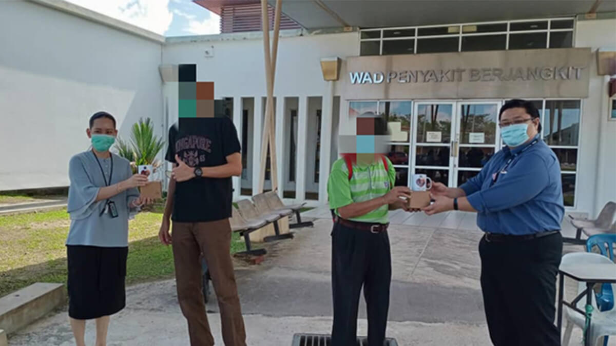 Dua Pesakit Terakhir Covid-19 Di Hospital Miri Akhirnya Dibenarkan Pulang