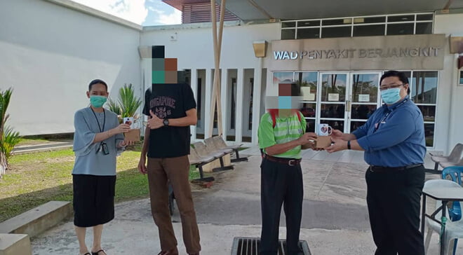 Dua Pesakit Terakhir Covid-19 Di Hospital Miri Akhirnya Dibenarkan Pulang