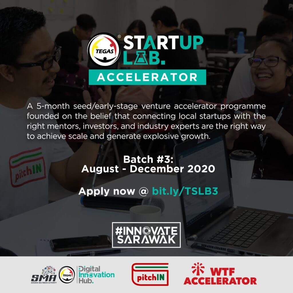 Permohonan TEGAS Startup Lab Accelerator Batch 3 Kini Dibuka 7 Permohonan TEGAS Startup Lab Accelerator Batch 3 Kini Dibuka