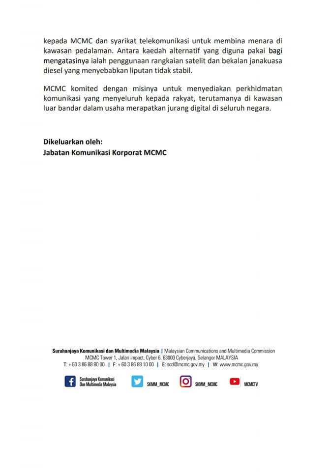 Kisah Pelajar Cari Internet Untuk Belajar Di Pakan Akhirnya Dapat Perhatian SKMM
