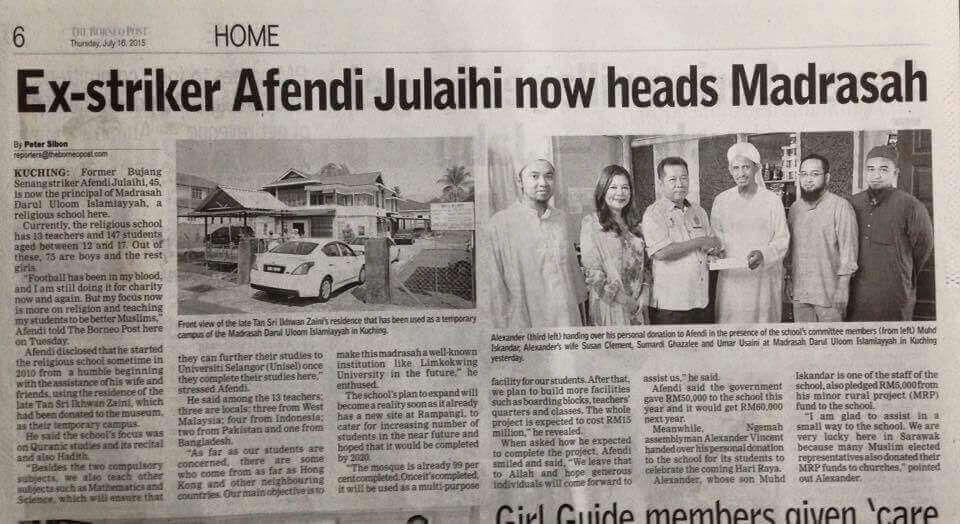 Affendi Julaihi, Lagenda Bola Sepak Sarawak Yang Anda Perlu Tahu