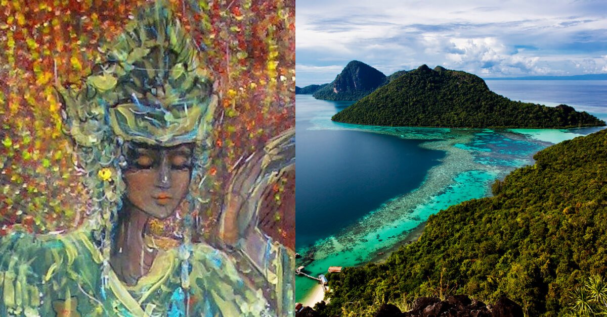BeFunky collage174 Legenda Arung Salamiah, Kisah Cinta Pilu Pulau Bohey Dulang Sabah