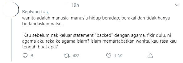 "Wanita Objek Seks," Perkongsian Lelaki Ini Dalam Twitter Mengundang Kecaman Netizen